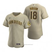 Maglia Baseball Uomo San Diego Padres Daniel Hudson Autentico Alternato Marrone