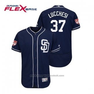 Maglia Baseball Uomo San Diego Padres Joey Lucchesi Flex Base Allenamento Primaverile 2019 Blu