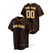 Maglia Baseball Uomo San Diego Padres Personalizzate 2020 Replica Road Marrone