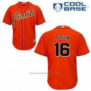 Maglia Baseball Uomo San Francisco Giants Angel Pagan 16 Arancione Alternato Cool Base