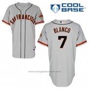 Maglia Baseball Uomo San Francisco Giants Gregor Bianco 7 Grigio Cool Base