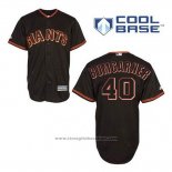 Maglia Baseball Uomo San Francisco Giants Madison Bumgarner 40 Nero Cool Base