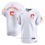 Maglia Baseball Uomo San Francisco Giants Mike Yastrzemski City Connect Limited Bianco