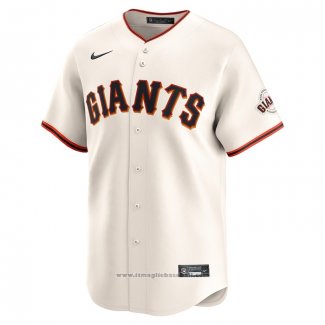 Maglia Baseball Uomo San Francisco Giants Mike Yastrzemski Home Limited Crema