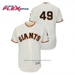 Maglia Baseball Uomo San Francisco Giants Sam Dyson Autentico Flex Base Crema