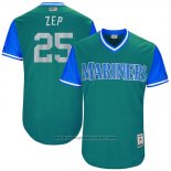 Maglia Baseball Uomo Seattle Mariners 2017 Little League World Series Marc Rzepczynski Verde