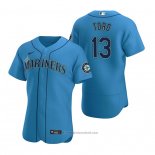 Maglia Baseball Uomo Seattle Mariners Abraham Toro Autentico Alternato Blu