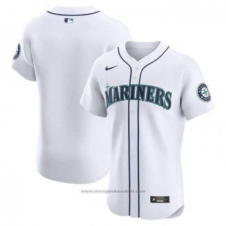 Maglia Baseball Uomo Seattle Mariners Home Elite Bianco