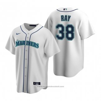 Maglia Baseball Uomo Seattle Mariners Robbie Ray Replica Home Bianco