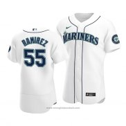 Maglia Baseball Uomo Seattle Mariners Yohan Ramirez Autentico Primera Bianco