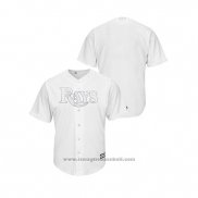 Maglia Baseball Uomo Tampa Bay Rays 2019 Players Weekend Replica Bianco1