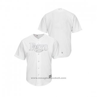 Maglia Baseball Uomo Tampa Bay Rays 2019 Players Weekend Replica Bianco1