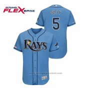 Maglia Baseball Uomo Tampa Bay Rays Matt Duffy 150 Anniversario Autentico Flex Base Blu1