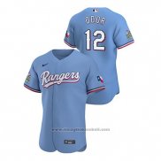 Maglia Baseball Uomo Texas Rangers Rougned Odor Autentico 2020 Alternato Blu