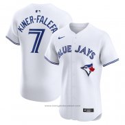 Maglia Baseball Uomo Toronto Blue Jays Isiah Kiner-falefa Home Elite Bianco
