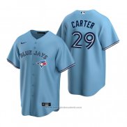 Maglia Baseball Uomo Toronto Blue Jays Joe Carter Alternato Replica Blu