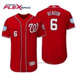 Maglia Baseball Uomo Washington Nationals Anthony Rendon Flex Base Allenamento Primaverile 2019 Rosso