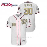 Maglia Baseball Uomo Washington Nationals Koda Glover 2019 Gold Program Flex Base Bianco