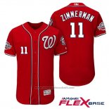 Maglia Baseball Uomo Washington Nationals Ryan Zimmerman Scarlet 2018 All Star Alternato Flex Base