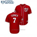 Maglia Baseball Uomo Washington Nationals Trea Turner 2018 All Star Cool Base Scarlet