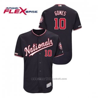 Maglia Baseball Uomo Washington Nationals Yan Gomes Autentico Flex Base Blu