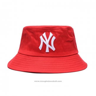 Cappelli Da Pescatore New York Yankees Rosso