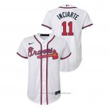 Maglia Baseball Bambino Atlanta Braves Ender Inciarte Replica Primera Bianco