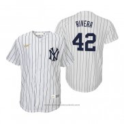 Maglia Baseball Bambino New York Yankees Mariano Rivera Cooperstown Collection Primera Bianco