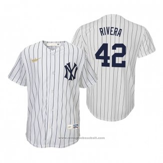 Maglia Baseball Bambino New York Yankees Mariano Rivera Cooperstown Collection Primera Bianco