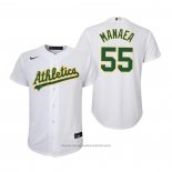 Maglia Baseball Bambino Oakland Athletics Sean Manaea Replica Primera Bianco