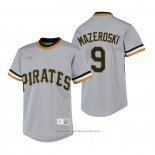 Maglia Baseball Bambino Pittsburgh Pirates Bill Mazeroski Cooperstown Collection Road Grigio