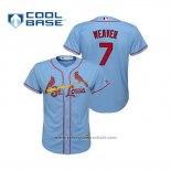 Maglia Baseball Bambino St. Louis Cardinals Luke Weaver Cool Base Alternato Horizon 2019 Blu