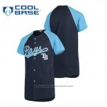 Maglia Baseball Bambino Tampa Bay Rays Personalizzate Stitches Blu