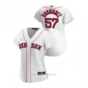 Maglia Baseball Donna Boston Red Sox Eduardo Rodriguez 2020 Replica Home Bianco
