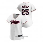 Maglia Baseball Donna Minnesota Twins Byron Buxton 2020 Replica Home Bianco