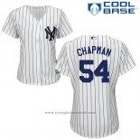 Maglia Baseball Donna New York Yankees Aroldis Chapman Blu Cool Base