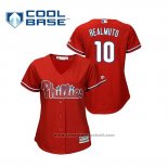 Maglia Baseball Donna Philadelphia Phillies J.t. Realmuto Cool Base Alternato Rosso