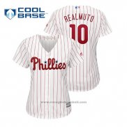 Maglia Baseball Donna Philadelphia Phillies J.t. Realmuto Cool Base Home Bianco