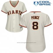 Maglia Baseball Donna San Francisco Giants San Francisco Hunter Pence Cool Base Crema