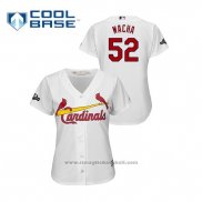 Maglia Baseball Donna St. Louis Cardinals Michael Wacha 2019 Postseason Cool Base Bianco