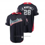 Maglia Baseball Uomo All Star Boston Red Sox J.d. Martinez 2018 Home Run Derby American League Blu