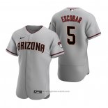 Maglia Baseball Uomo Arizona Diamondbacks Eduardo Escobar Autentico 2020 Road Grigio