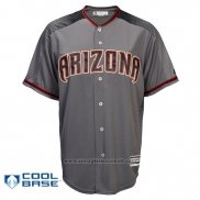 Maglia Baseball Uomo Arizona Diamondbacks Grigio Cool Base