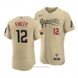 Maglia Baseball Uomo Arizona Diamondbacks Steve Finley 2021 City Connect Autentico Or