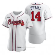 Maglia Baseball Uomo Atlanta Braves Adam Duvall Autentico Home Bianco