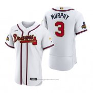 Maglia Baseball Uomo Atlanta Braves Dale Murphy 2022 Gold Program Autentico Bianco