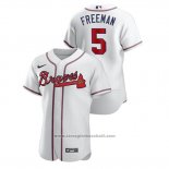 Maglia Baseball Uomo Atlanta Braves Freddie Freeman Autentico Bianco