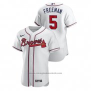 Maglia Baseball Uomo Atlanta Braves Freddie Freeman Autentico Bianco