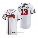 Maglia Baseball Uomo Atlanta Braves Ronald Acuna Jr. Cool Base Alternato Blu