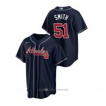 Maglia Baseball Uomo Atlanta Braves Will Smith Alternato Replica Blu